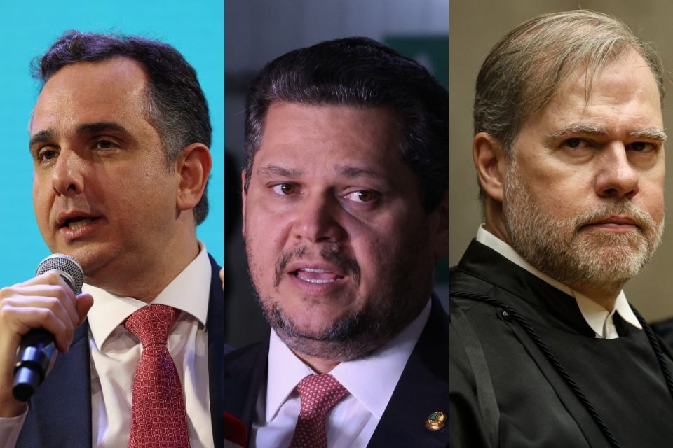 Rodrigo Pacheco, Davi Alcolumbre e Dias Toffoli