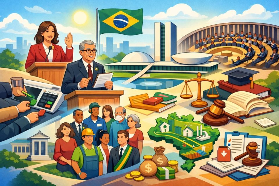 Quem compõe o Poder Legislativo e o que ele faz no Brasil?
