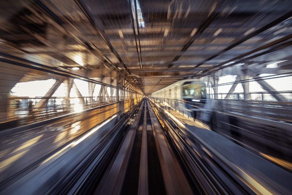 Trilhos do metrô