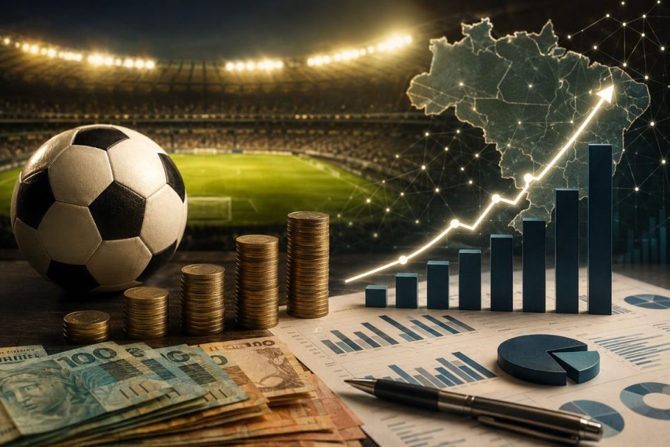 Clubes de futebol no Brasil movimentam R$ 15 bilhões no ano