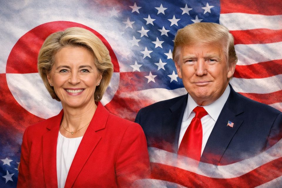 Ursula von der Leyen reage a ameaça de Trump e diz que soberania da Groenlândia não está em negociação