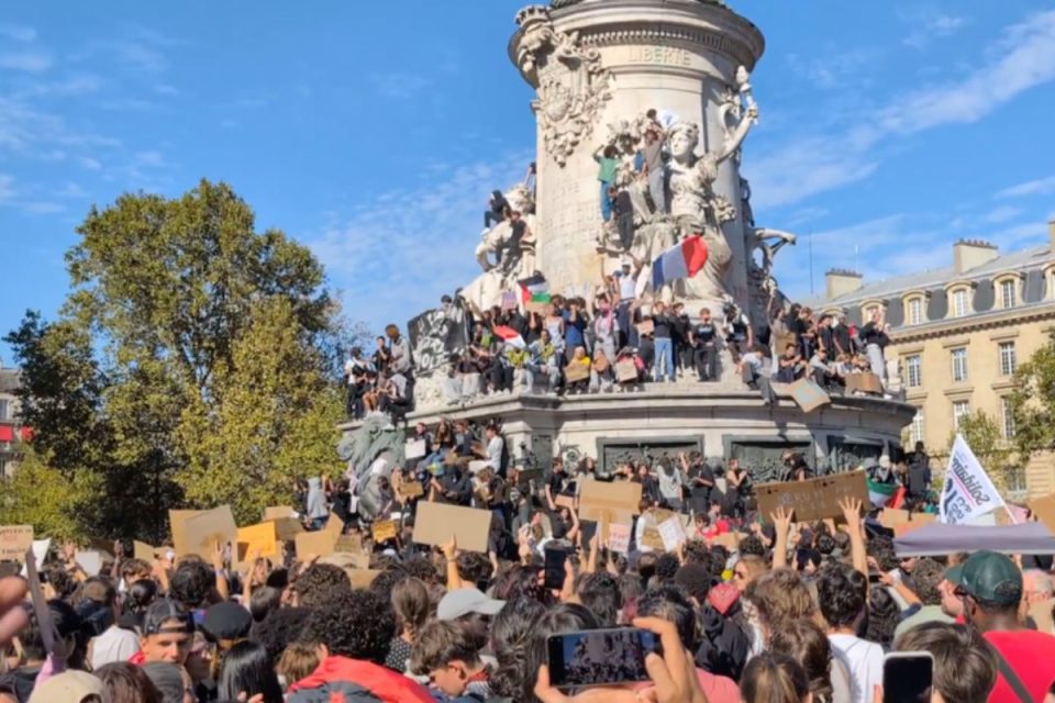Manifestações na França
