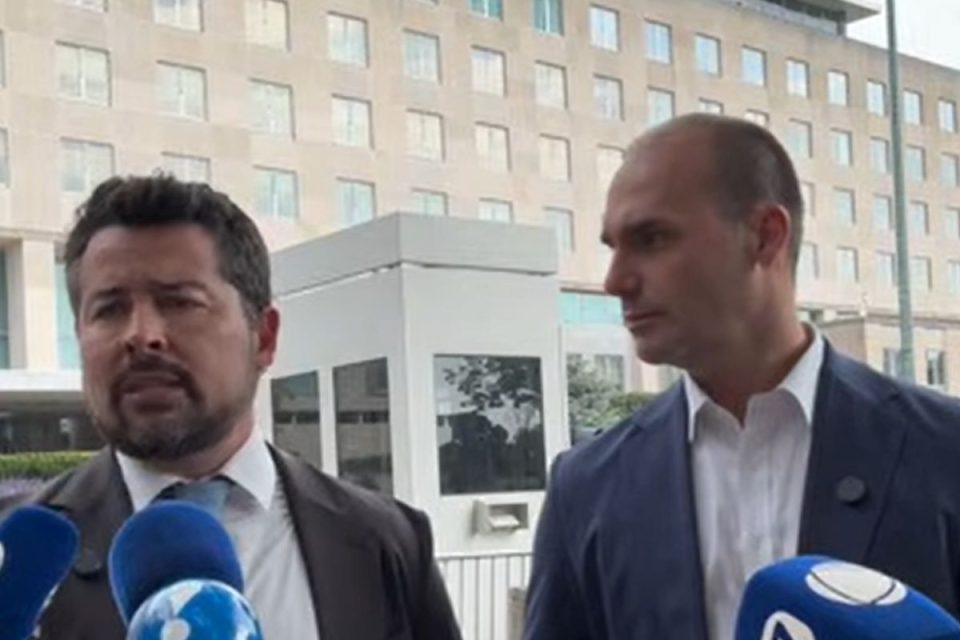 Lei Magnitsky: Eduardo Bolsonaro e Paulo Figueiredo usam caso Moraes para pedir sanções a ministro