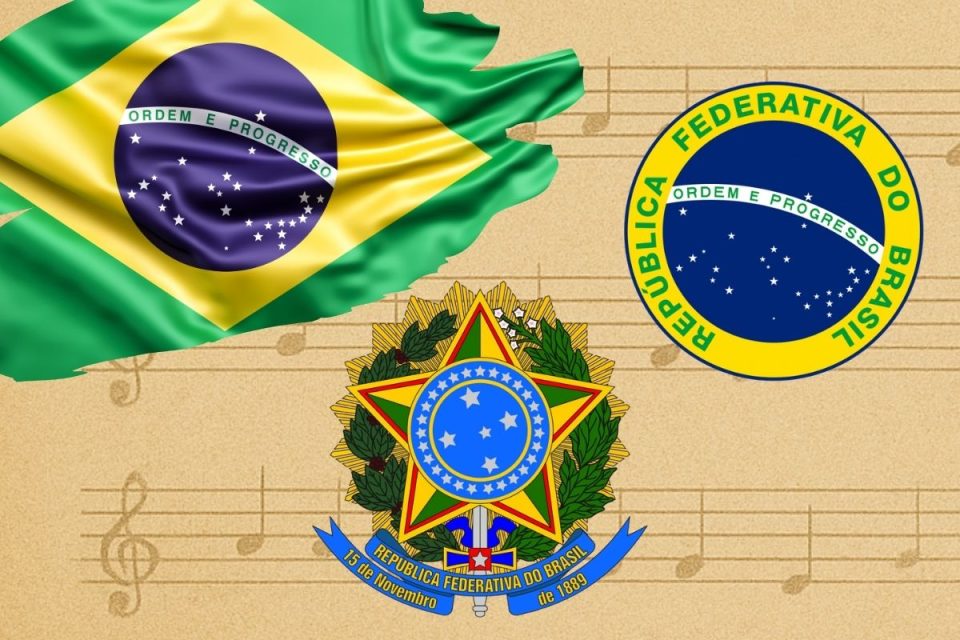 Os símbolos da República Federativa do Brasil