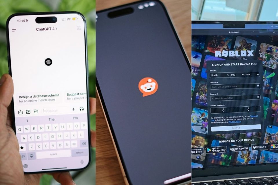 ChatGPT, Reddit e Roblox
