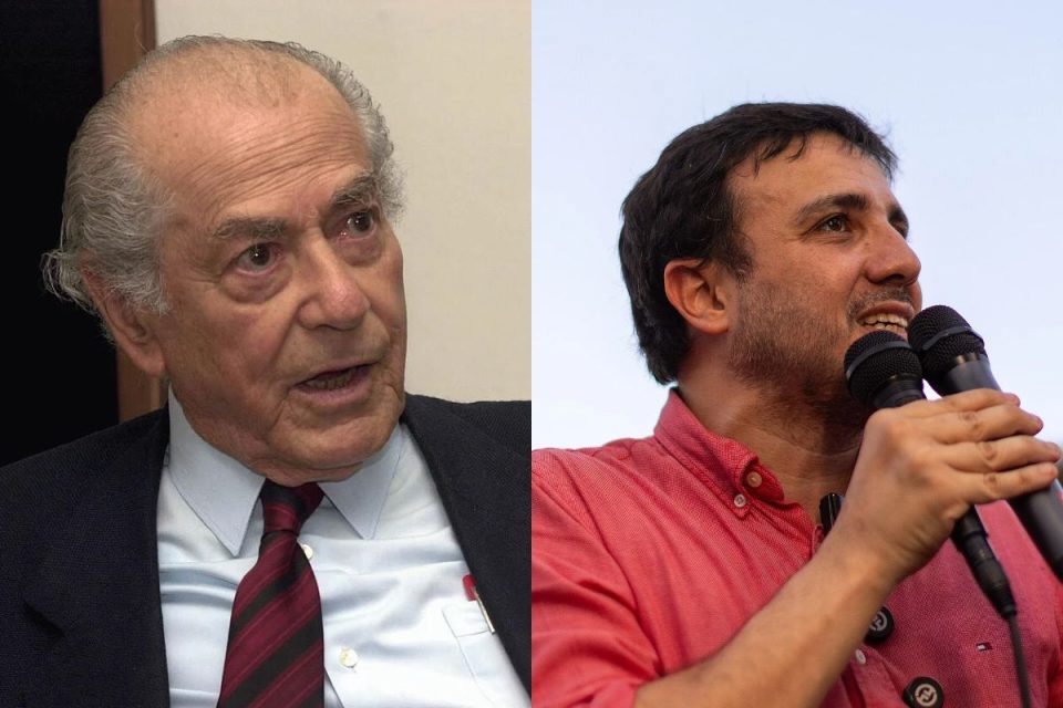 Leonel Brizola e Renan Santos
